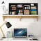 Adiroffice Black, MDF Wood, 11.8 in W, 16.3 in L, 39.3 in D ADI500-24-BLK-MK - alternate 1
